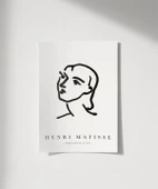 Çerçevesiz Poster Henri Matisse Soyut Portre thumbnail 1