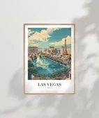 Çerçevesiz Poster Bellagio & Paris View thumbnail 7