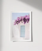 Çerçevesiz Poster Mor Çiçeklerin Gölgesinde thumbnail 1