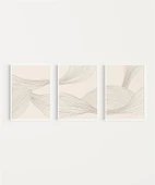 Çerçevesiz Poster Minimalist Organik Formlar 3'lü thumbnail 2
