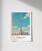 Çerçevesiz Poster Gökyüzüne Dokunan Toronto thumbnail 1