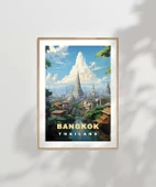 Çerçevesiz Poster Tapınaklar ve Doğa Sanat thumbnail 6