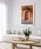 Çerçevesiz Poster Akdeniz Kırmızı Kapı thumbnail 4