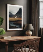 Çerçevesiz Poster Doğanın Kucağında Dua thumbnail 5