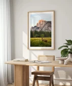 Çerçevesiz Poster Vahşi Yaşam ve Dağlar thumbnail 5