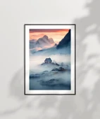 Çerçevesiz Poster Dağdaki Yuva thumbnail 6