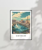 Çerçevesiz Poster Bellagio & Paris View thumbnail 6