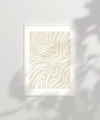 Çerçevesiz Poster Organik Formlar thumbnail 2