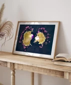 Çerçevesiz Poster Yaprak Yansımaları thumbnail 4