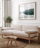 Çerçevesiz Poster Sakin Göl Manzarası thumbnail 5