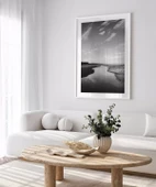 Çerçevesiz Poster Monokrom Dinginlik thumbnail 4
