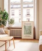 Çerçevesiz Poster Picasso Tarzı Dekoratif Fil Çerçeveli - 5