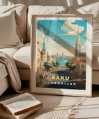Çerçevesiz Poster Bakü’nün Modern ve Tarihi Yüzü thumbnail 5