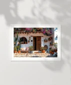 Çerçevesiz Poster Doğanın Renkleriyle Süslenen Ev thumbnail 2