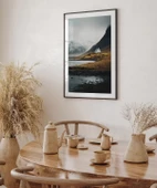 Çerçevesiz Poster Sisli Dağ Evi thumbnail 5