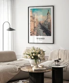 Çerçevesiz Poster Madrid’in İkonik Caddesi thumbnail 4