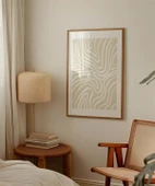 Çerçevesiz Poster Organik Formlar thumbnail 3