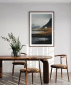 Çerçevesiz Poster Sisli Dağ Evi thumbnail 4