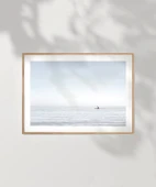 Çerçevesiz Poster Denizde Tek Başına thumbnail 7