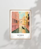 Çerçevesiz Poster Gondollar Şehri thumbnail 6