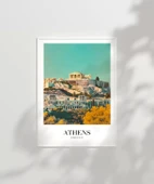 Çerçevesiz Poster Antik ve Modern Şehir thumbnail 2