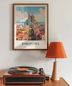 Çerçevesiz Poster Barcelona Mimari thumbnail 4