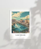 Çerçevesiz Poster Bellagio & Paris View thumbnail 2