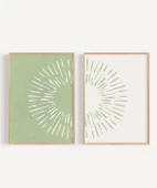 Çerçevesiz Poster Doğa Esintili 2'li thumbnail 6