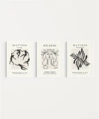 Çerçevesiz Poster Sanat Tarihinden İlham 3'lü thumbnail 2