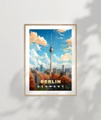 Çerçevesiz Poster Sonbaharda Berlin Gökyüzü thumbnail 7