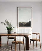 Çerçevesiz Poster Sislerin Ardındaki Orman thumbnail 4