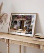 Çerçevesiz Poster Doğanın Renkleriyle Süslenen Ev thumbnail 4