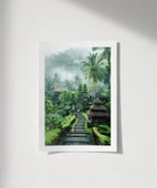 Çerçevesiz Poster Sisler İçinde Tapınak thumbnail 1