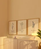 Çerçevesiz Poster Doğadan İlham Alan İncil 3'lü thumbnail 3