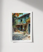 Çerçevesiz Poster Taş Sokakların Huzuru thumbnail 1