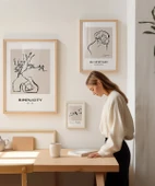 Çerçevesiz Poster Bohème ve Simplicity Dekoratif 3'lü - 4