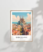 Çerçevesiz Poster Barcelona Mimari thumbnail 7