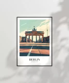 Çerçevesiz Poster Berlin Seyahat thumbnail 6