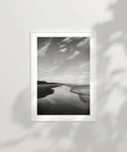 Çerçevesiz Poster Monokrom Dinginlik thumbnail 2