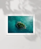 Çerçevesiz Poster Turkuaz Cennet - 2