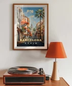 Çerçevesiz Poster Barcelona’nın Zarif Sokakları thumbnail 3