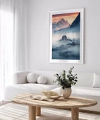 Çerçevesiz Poster Dağdaki Yuva thumbnail 4