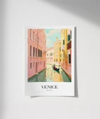 Çerçevesiz Poster Gondollar Şehri thumbnail 1