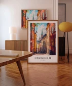 Çerçevesiz Poster Gamla Stan'ın Zarif Sokakları thumbnail 5