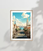 Çerçevesiz Poster Bakü’nün Modern ve Tarihi Yüzü thumbnail 7