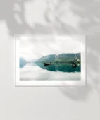 Çerçevesiz Poster Sakin Göl Manzarası thumbnail 2