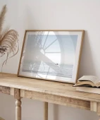 Çerçevesiz Poster Denizde Tek Başına thumbnail 4