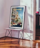 Çerçevesiz Poster Akdeniz Cezayir Sokak Manzarası thumbnail 3