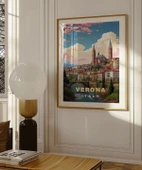 Çerçevesiz Poster Romantizmin Şehri - 3
