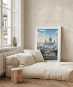 Çerçevesiz Poster Oslo Kış Manzarası thumbnail 4